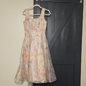 Scott McClintock Elegant Floral Sleeveless Dress
